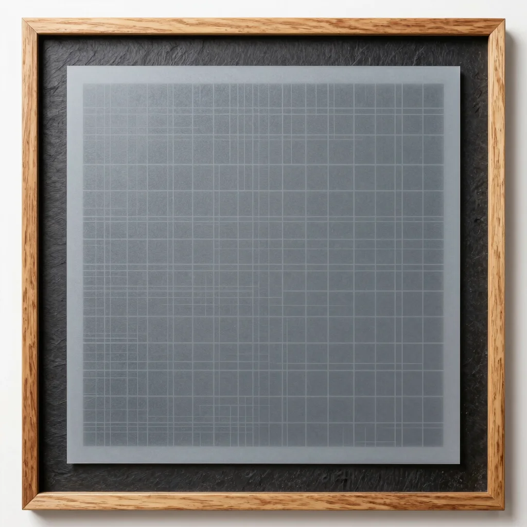 Architectural Grid Window Vinyl Decal